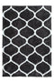 Grace 802 Charcoal Trellis Shaggy Rug - ADORE RUGS and FLOORING